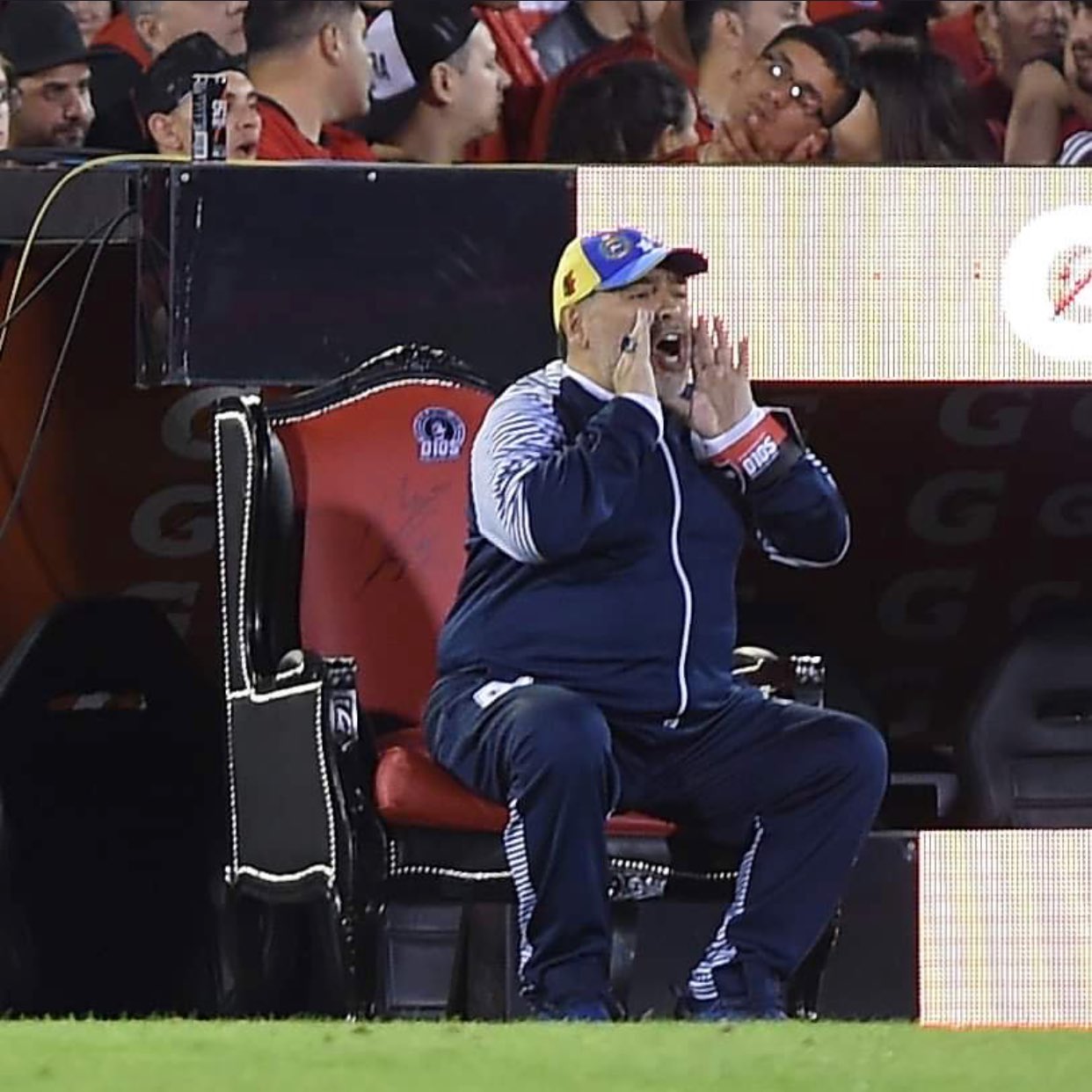 Happy Birthday to Diego Maradona, the man who manages on a throne 