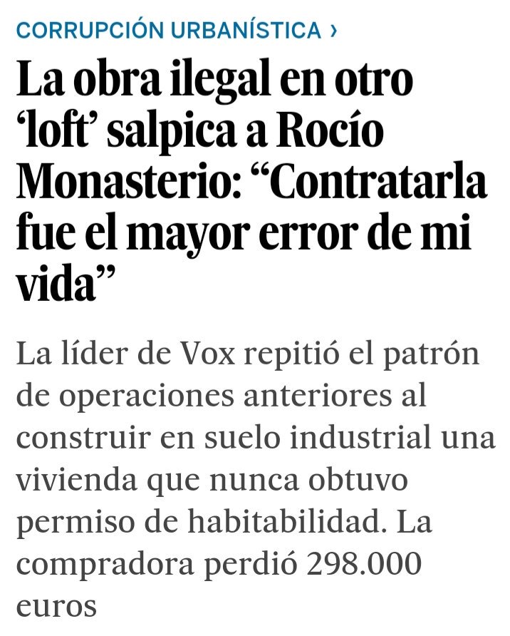 conchajua's tweet photo. 👉 Monasterio, encaja perfectamente con sus socios prioritarios
👉 @populares
Como se rien de nosotros.Nos tratan como ignorantes 🤦♀️
#MonasterioDimision
🚫 @monasterioR https://t.co/tNpdgVt3JU