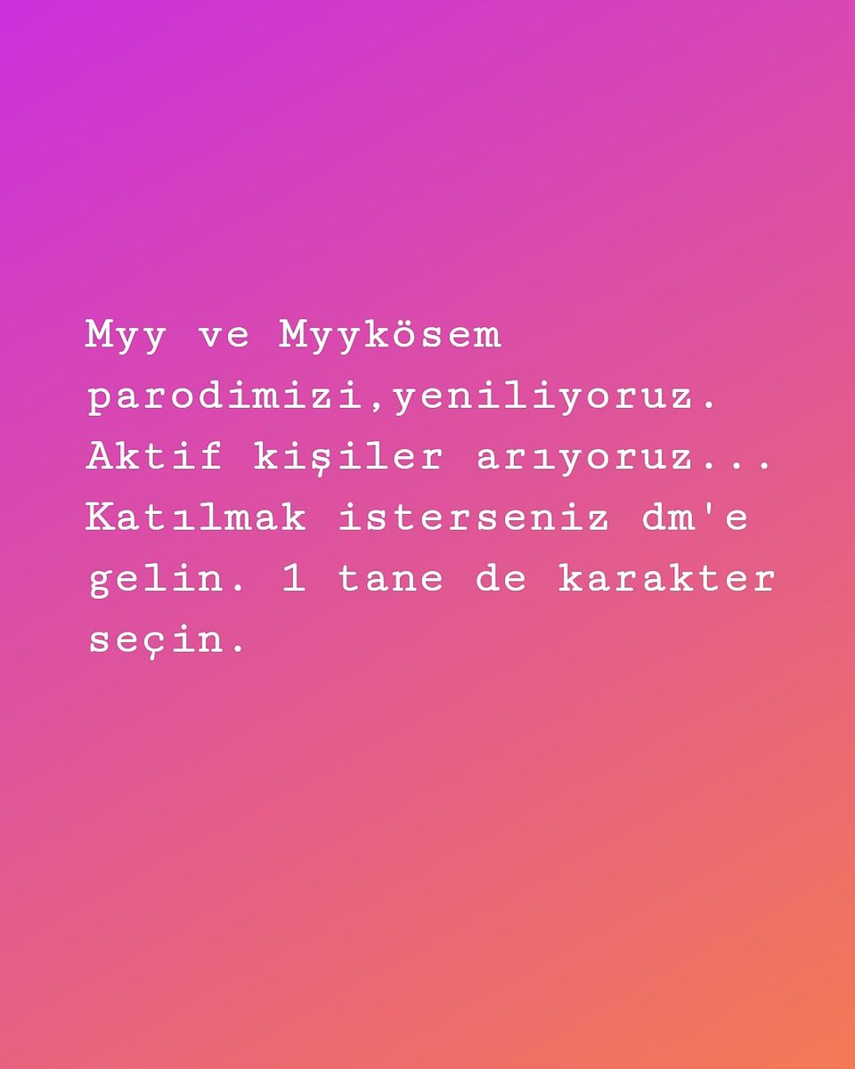 Myy parodimize katılmak isteyen dm
#Myy • #Myykösem
#AnastasiaTslimpiou • #MeryemUzerli