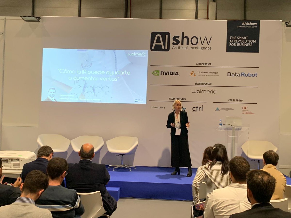 walmeric's tweet photo. Último día en #AIshow ¿Te ha quedado alguna duda tras las ponencia de Irene Medina, nuestra Directora de Marketing? Acércate al tótem 4, ¡te lo contamos todo! @The_AIshow @eshowesp https://t.co/3jzLUyKpN8