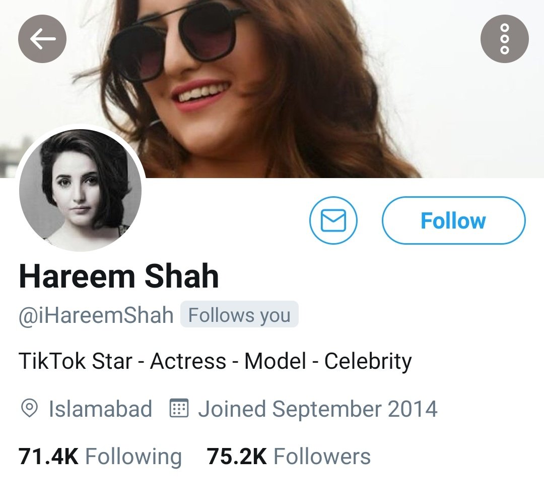 SARMAD_CHEEEMA's tweet photo. Mai to Famous Ho gaya😂😂😜
Hareem Shah followed me https://t.co/pXDTQ0k90n