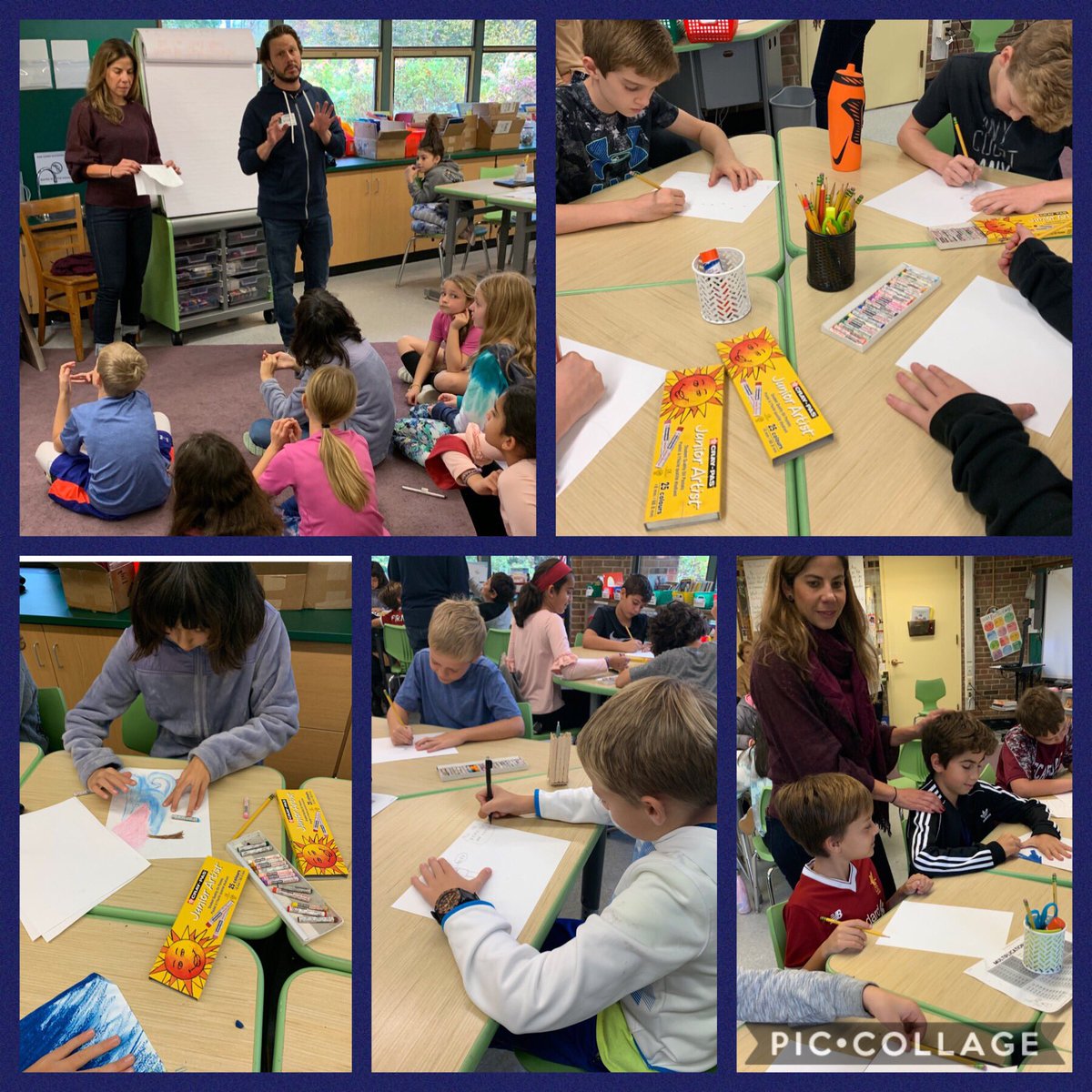 CristalAEdwards's tweet photo. TY, 5E Ps, @AnaKertesz & Curt Rosenthal, for facilitating our first #LearningToLook lesson!#heathcotepride https://t.co/WQzipfpffC