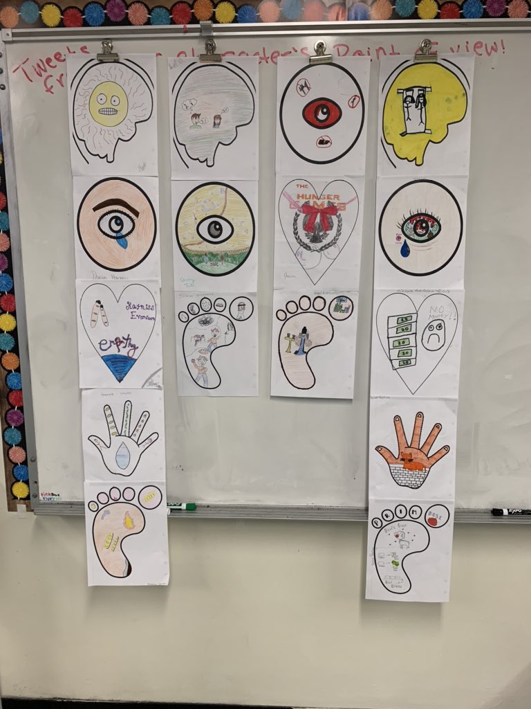 mrs_ruch's tweet photo. Turned room 15 into a “mortuary” just in time for Halloween by conducting character autopsies for the Hunger Games. #PembertonInnovates #languageartsislit #elaallday @apapapateacher https://t.co/MQeYrfXutk