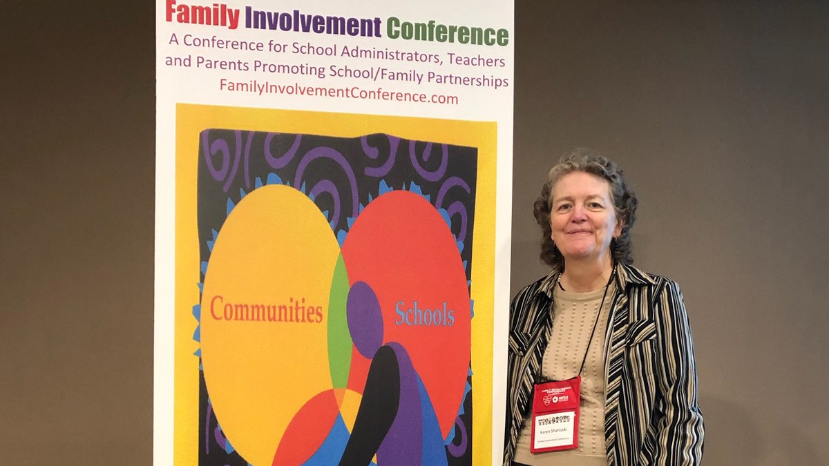 Center_Schools's tweet photo. Karen Shanoski, PA-PAT Director & Family Support and Community Engagement Director, shared her expertise on Connecting with Families at the @NAFSCE #FamilyInvolvementConference along with several other @Center_Schools experts. #ParentsAsTeacherDay https://t.co/nnZ03e6Xx1