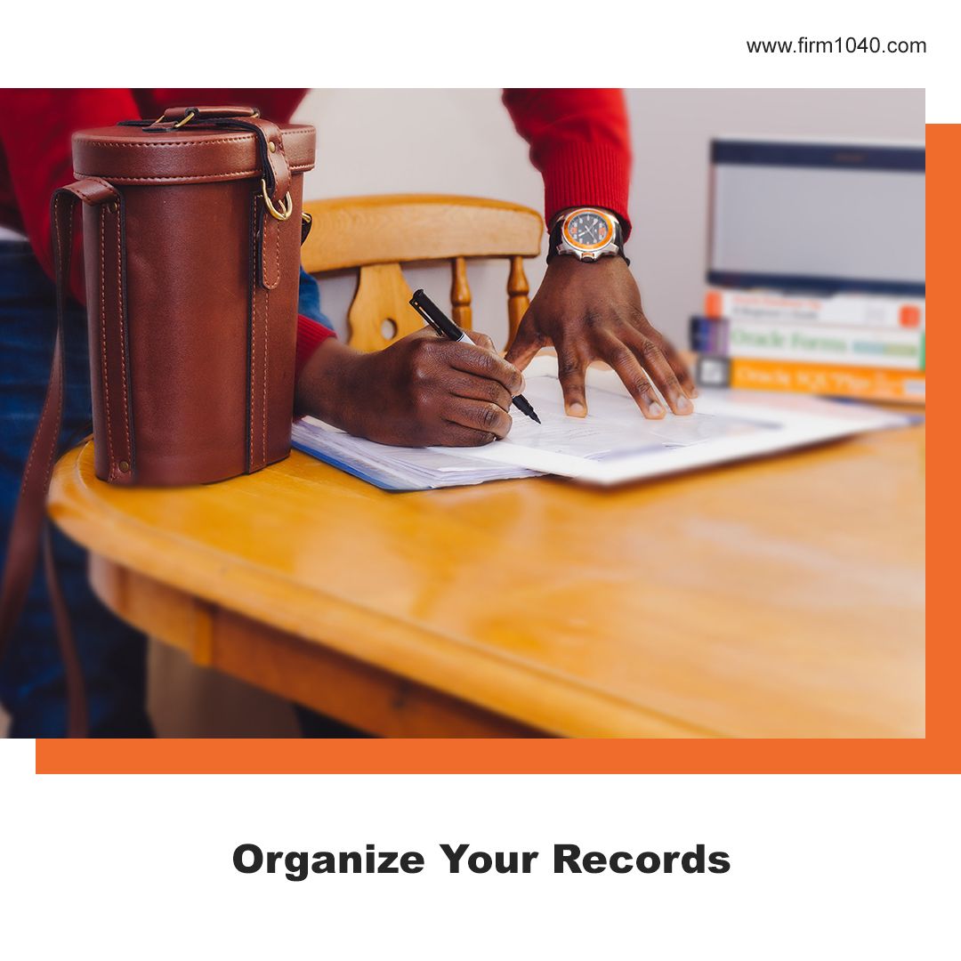firm1040's tweet photo. #WednesdayTip As you return from your vacations and settle into the swing of things, now is a great time to organize your tax records. For starters, organize your records by tax year. Sign up for our newsletter to get tips like these. #firm1040
#cpa #financial #organize https://t.co/R8f0RbeJT2