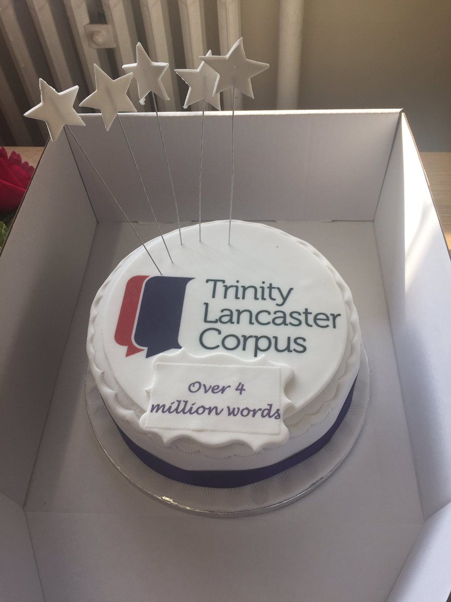 Housewarming party in the new <a href="/CorpusSocialSci/">CASS</a> premises right now, and launch of the Trinity Lancaster Corpus, with cake!