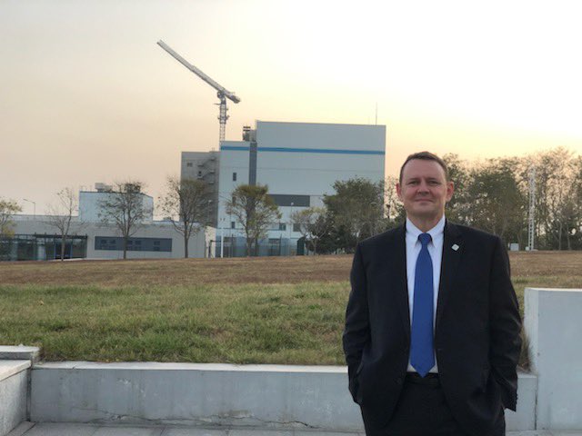 coreykmcdaniel's tweet photo. I feel so privileged to have witnessed the exciting advanced reactor deployment in #China. Seeing the high temperature reactor pebble bed modular before it begins operating in 2021 - also the CANDU-6 fuel being manufactured for Qingshan! Thank you #CNNC and #CZEC for the visit! https://t.co/haPWr8koR7