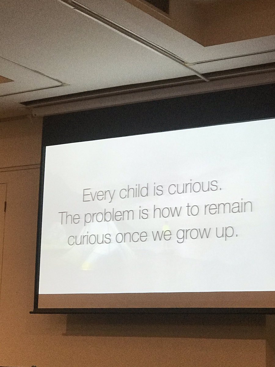 MissLMacDonald's tweet photo. Wow. Always love listening to @excitecuriosity β€οΈ What an inspiring Keynote! #CLfA19 https://t.co/D6ppzkKZTg