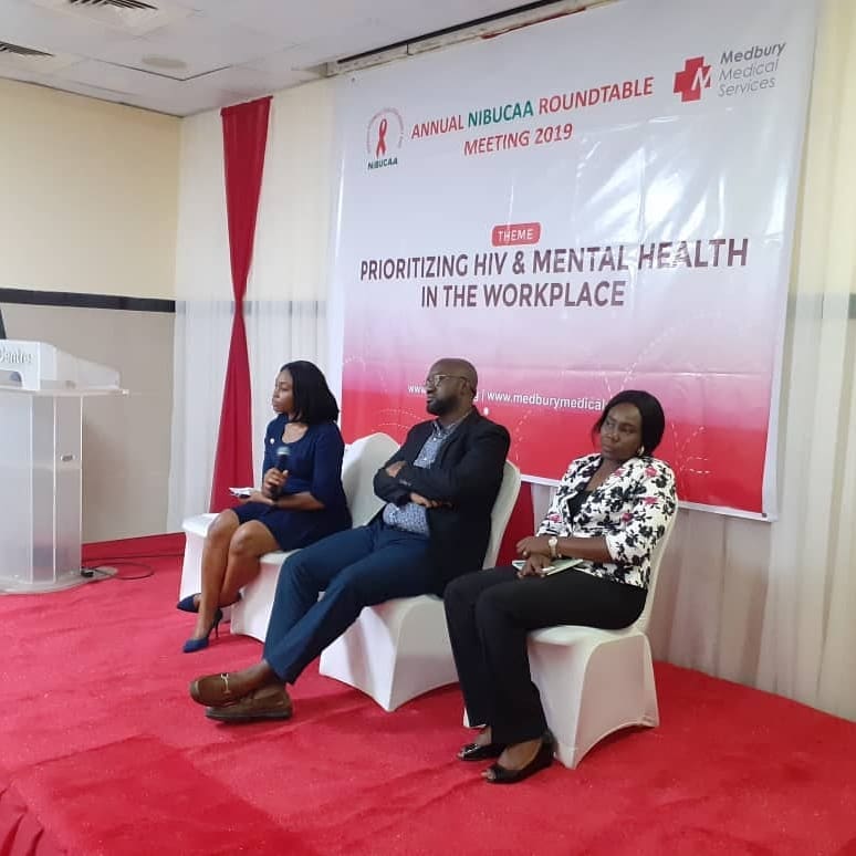 MedburyNG's tweet photo. It is the 'Annual @officialNIBUCAA Round Table Meeting' happening now at @theciviccentre - sponsored by @MedburyNG.
Theme: PRIORITIZING HIV & MENTAL HEALTH IN THE WORK PLACE.
#GoodHealth #SustainableCommunities #ProductiveWorkforce #SDG #sustainability #event #civiccenter https://t.co/iozeeAvLMl