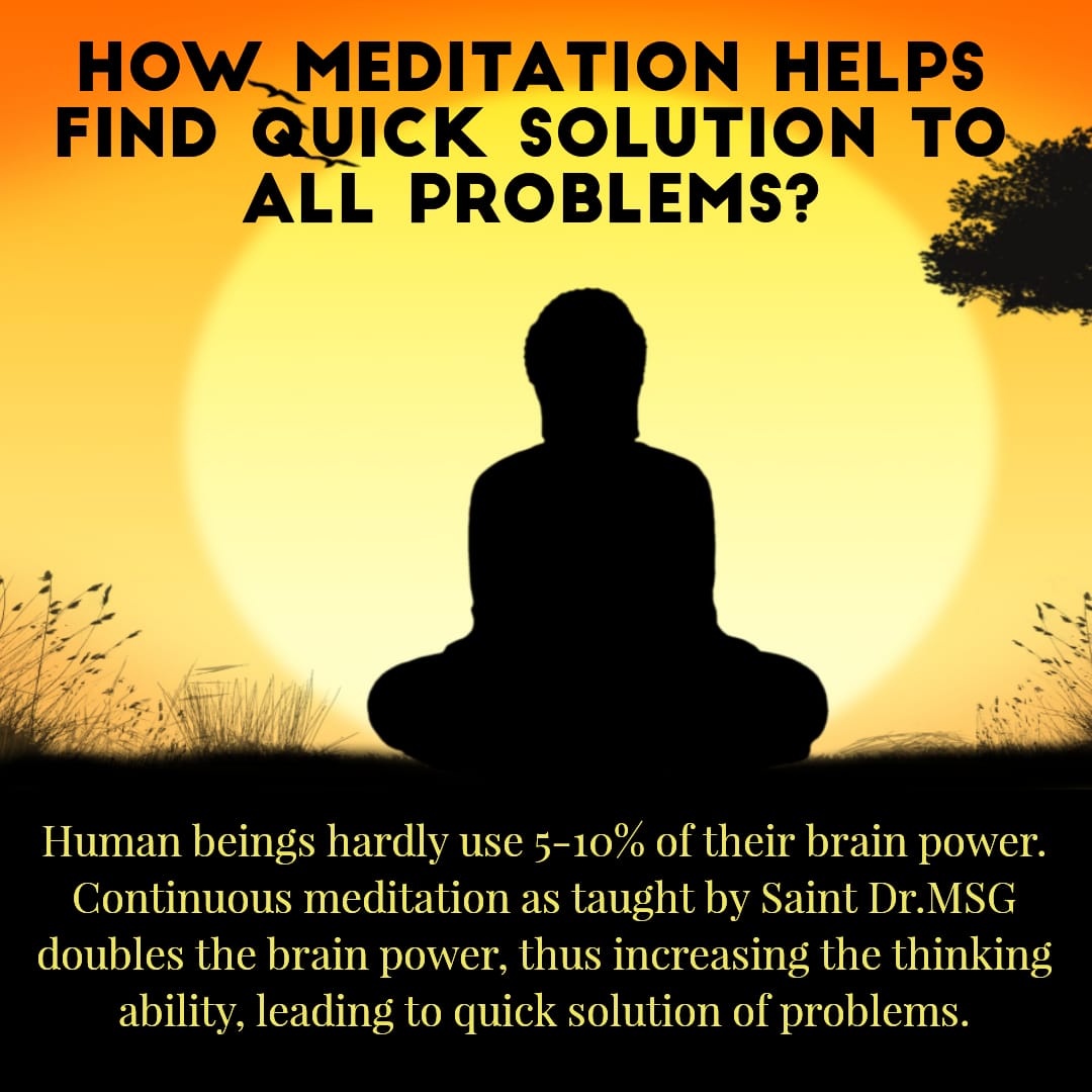 jassikaur29's tweet photo. #HowMeditationHelps
@Gurmeetramrahim
65 million people found their way to happiness through the pious method of meditation taught by Saint Dr.MSG. https://t.co/iIlgPW1EFb