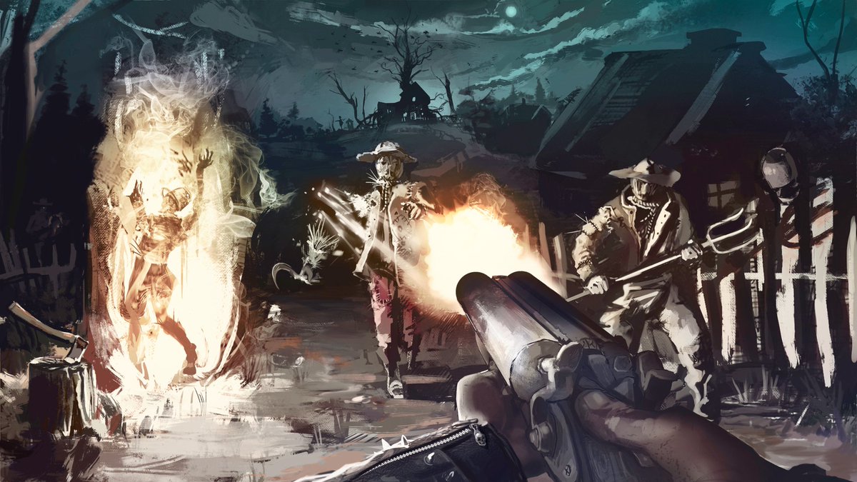LLCNoostyche's tweet photo. It seems we have started making a new game!

#TheCursedForest  #indiegames #gamedev #SurvivalShooter https://t.co/k8VnRAc27g