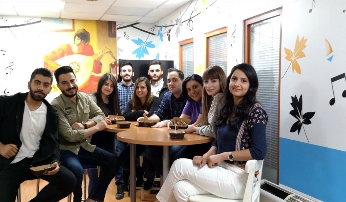 ESKADENIANews's tweet photo. Happy #Wednesday from #ESKADENIA team 😉 @Doha_AK @AsaadRuba @dinahdn @jawad7 @3ouri @MasarwehL
#ESKANews #Social_Committee #Team https://t.co/8v0g4pmPQF