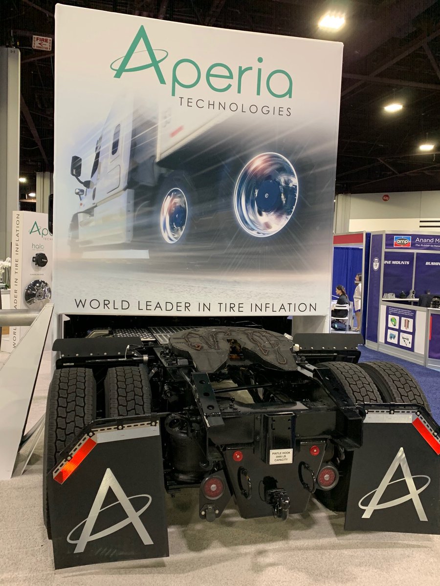 AperiaTech's tweet image. Day 3 of #NACVShow2019 has started. Truck on by #AperiaTech booth 4845, meet our friendly team, and learn how #TryHalo and #HaloConnect work together for #fleets. #trucking