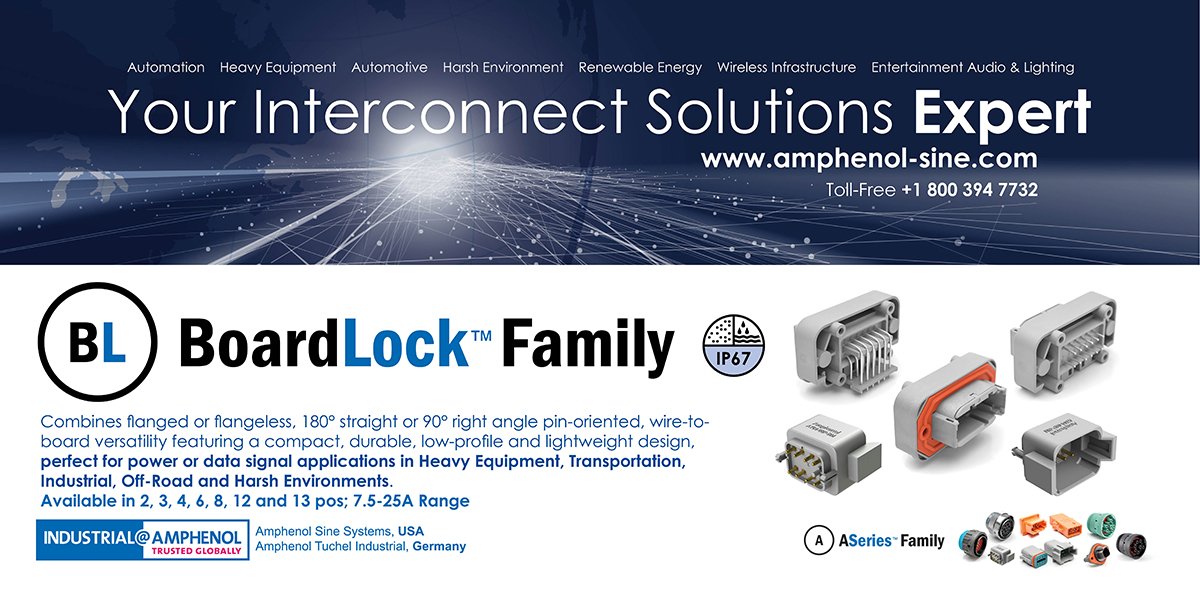 AmphenolSine's tweet photo. #BoardLock Family of Connectors
Consisting of #Flanged or #Flangeless, #Straight or #RightAngle, #Wire-To-Board versatility. #Thermoplastic #Compact #IP67
We Are #YourInterconnectSolutionsExpert
https://t.co/ylzjNBxq1D https://t.co/BAg3G5eFU2