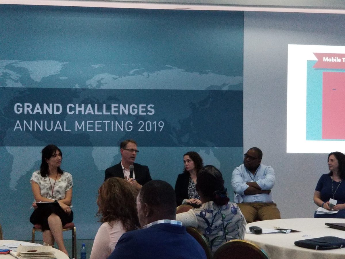 ICRW's tweet photo. ICRW’s @s_gammage discusses mobile technology, gender norms & social embeddedness with an expert panel at @gatesfoundation’s #GrandChallenges2019. #WGCD https://t.co/dHTh4BqLl5