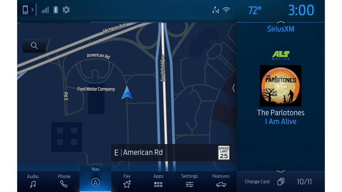therealautoblog's tweet image. Ford shows off polished new #Sync4 infotainment software: bit.ly/2MZS01S