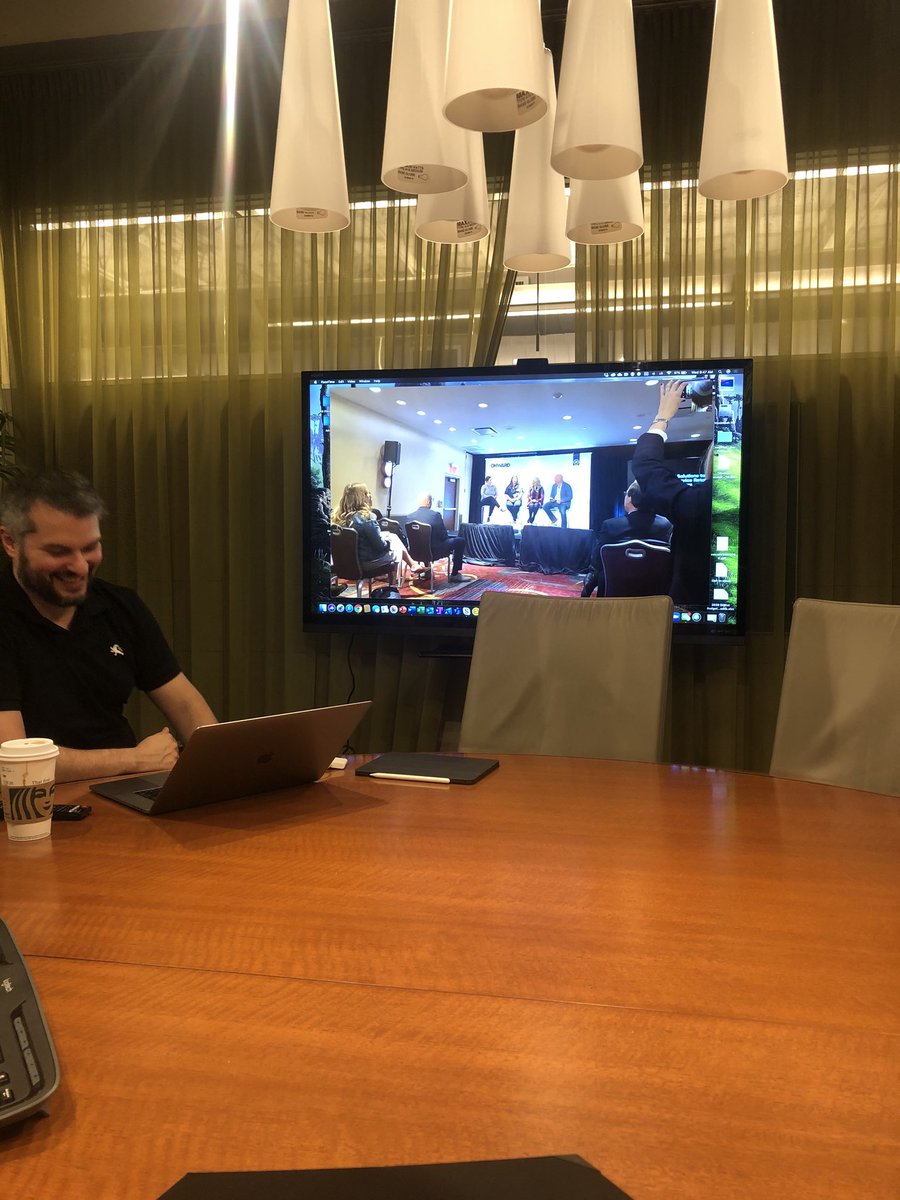 Cheering on our awesome director <a href="/CarlyAnn311/">Carly Hallman</a> from afar!! She’s on the panel at the Yext ONWARD19 conference in NYC! 💪🏼🏆