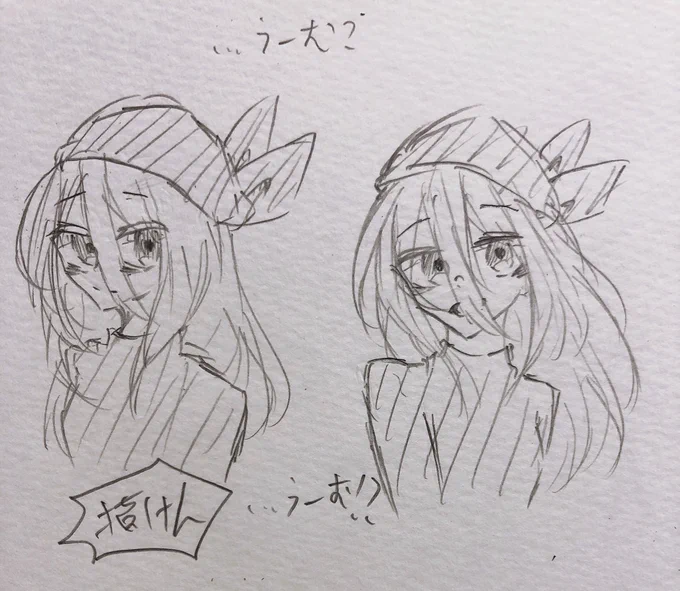 そうだ描こうと思って描いたよその子がビックリするほど描けなかったのでポイ捨てしまふ…(';ω;`) 