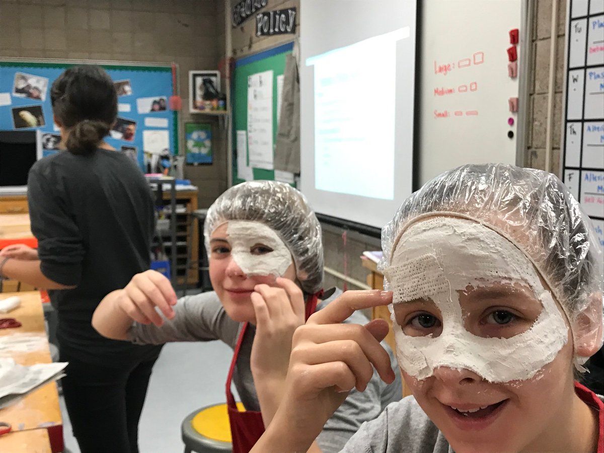 ShakoEast's tweet photo. Masks being made. Who new it could be this much fun! https://t.co/VoQ9XXa72l