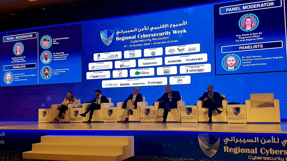 More than 600 researchers, academics, experts, from 45 countries at the International Telecommunication Union Arab regional cyberdrill organised and hosted by Cert Oman. #cyberservices  #cybersecurity #cybercompetence #criticalinfrastructure #cyberdrill

linkedin.com/posts/csabavir…