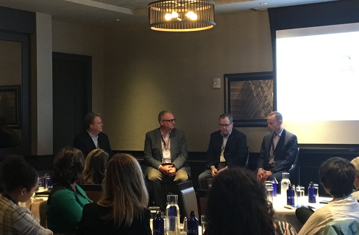 FoundryCo_Inc's tweet photo. Taking the stage now is a panel of security execs from @Lionbridge, @Biogen and #Haven to help marketers get inside the minds of security decision-makers! #SecurityPriorities https://t.co/4JRfVKwx5y