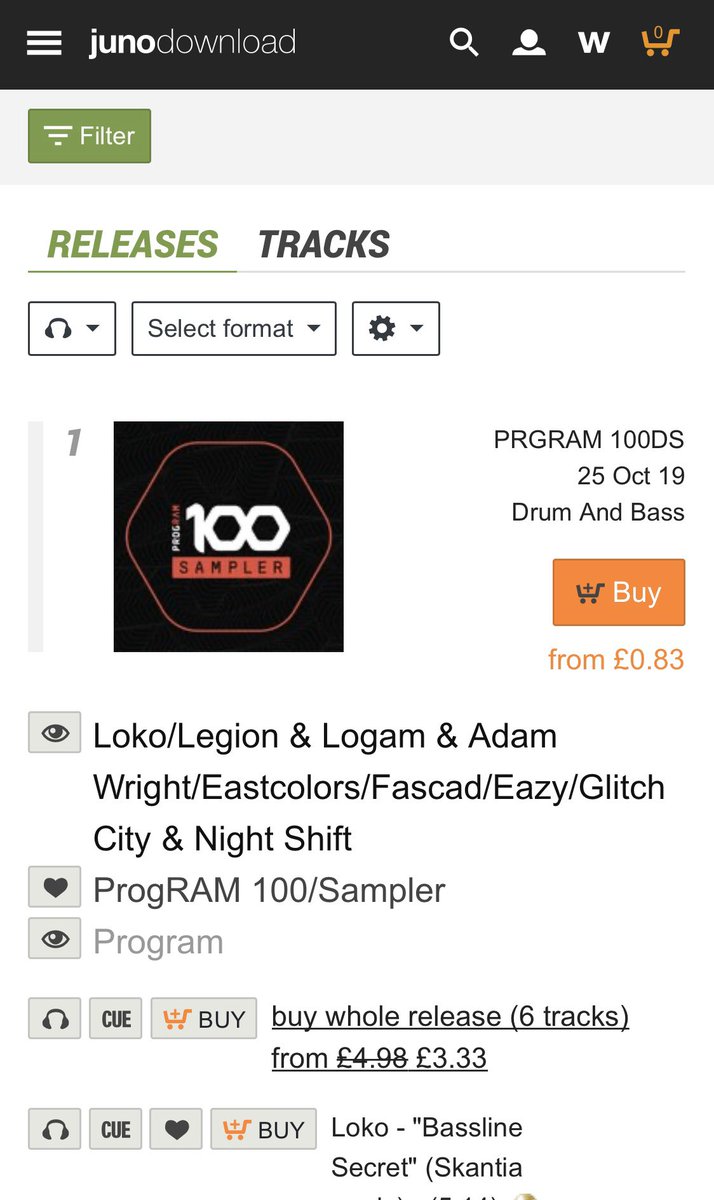 ProgramMusicLTD's tweet photo. #ProgRAM100 sitting at no.1 on @junodownload releases🏆 & @lokouk @skantiauk no.1 in tracks 🏆 Thank everyone for the continued support 🙌🏻 https://t.co/sbEOQuGxEx
