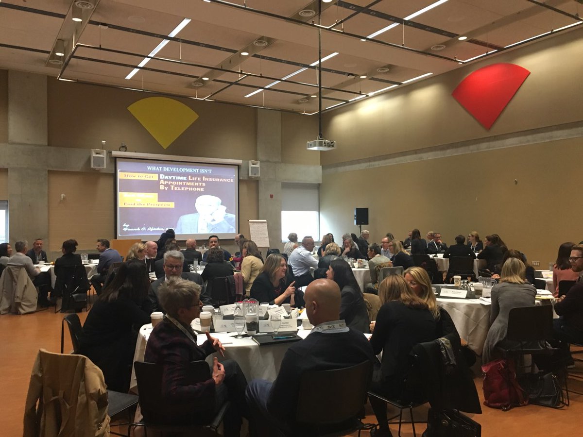 CCAECanada's tweet photo. "Authenticity and sincerity are key to success in #donorrelations. People have built in radars and can detect if you're not either of those" @LornaSomers #development4deans #CCAE2019 https://t.co/RxYZfoswoM