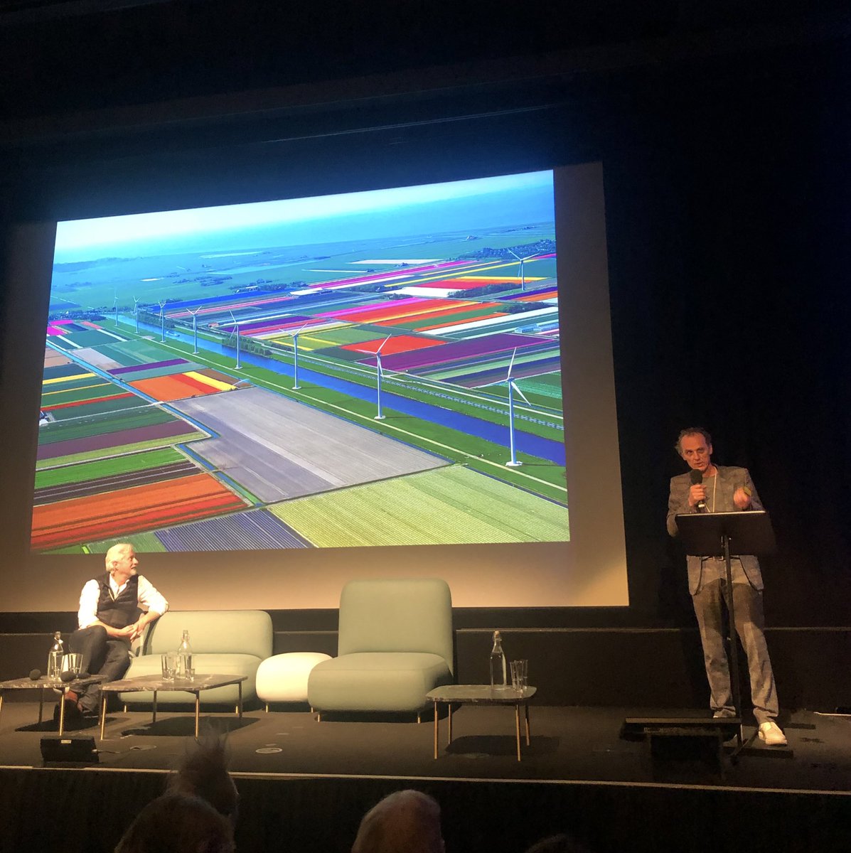 “We shouldn’t design our extinction, we need to prevent it” says <a href="/richardhutten/">Richard Hutten</a> on circular economy #dezeenday