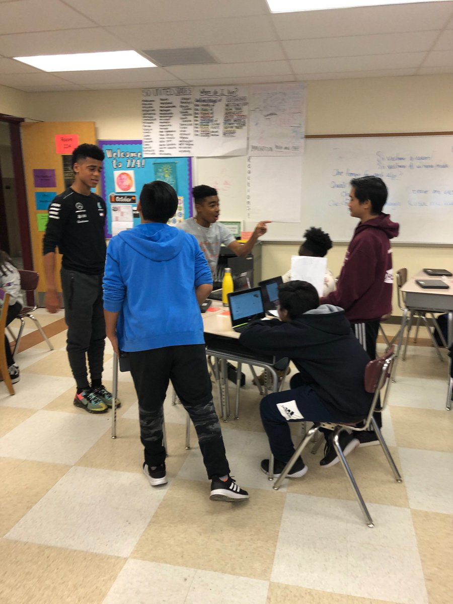 MsDaddazioAMD's tweet photo. We have been busy learning all about the 2nd half of American History in 224, so our tweets have been lacking...but you’ve gotta see our rotating debate day! This is so fun to watch 👍🏻 The question: Is imperialism good or bad? https://t.co/bAUuOUyQS6