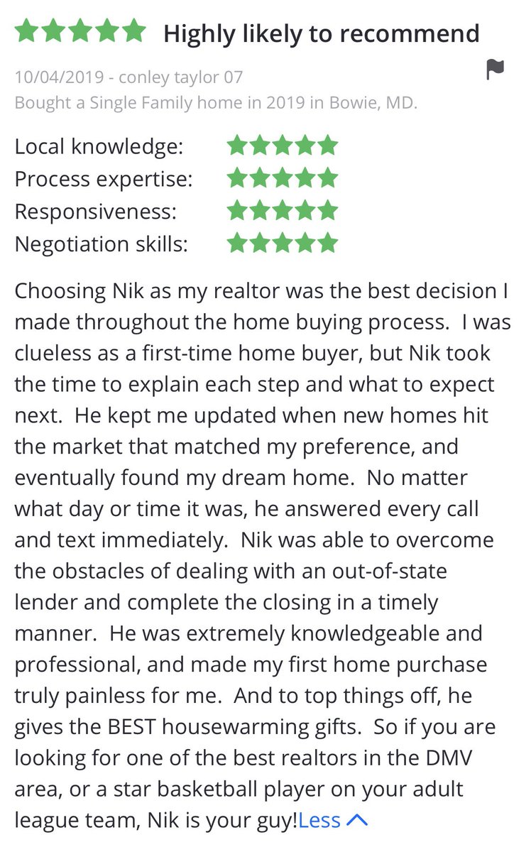 Nik_Biberaj's tweet photo. Thank you Conley Taylor and Sabrina Quinn for giving me the opportunity to work with you and help you find your dream home‼️🏠

Buying or Selling? 

Let’s get another ⭐️⭐️⭐️⭐️⭐️ review ✔️

📱 571-451-7940
#buywithnik #listwithnik #NikSellsVA #NikSellsDC #NikSellsMD https://t.co/dstrBmYaJp