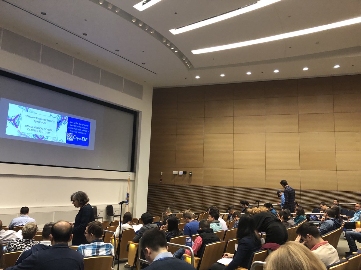 MarkIIISystems's tweet photo. We are at the 4th New England CRYO-EM Symposium today at @UMassMedical! #CryoEM https://t.co/TBwaS3YLvR