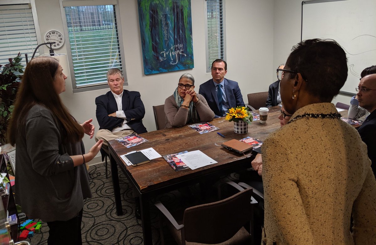YWCANashville's tweet image. We're honored to be able to share the work we do at the Weaver Domestic Violence Center with several elected officials this morning, including @JRClemmons, @PulleyRuss, @JohnnyGarrett4, @emilyfor7. #DVAM2019