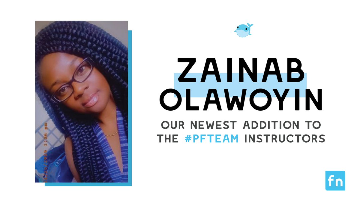 projectfunction's tweet photo. Twitter, meet Zainab (@_ImportedChoco). Our NEWEST addition to the #PFTeam ๐
Zainab is a Masters student at @TrentUni & will be joining us as an instructor for #PFWave3 (starting *next* week ๐คฏ)
She's an amazing human & we're very excited to have her onboard! ๐ณ
#PFNotts https://t.co/45i8dYBWmW