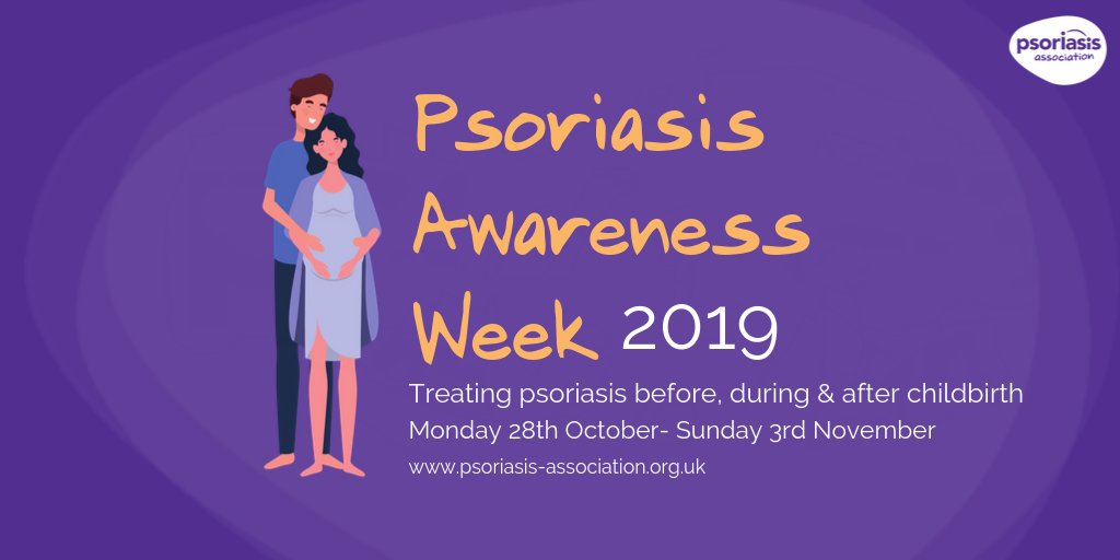 PsoriasisUK's tweet photo. The theme for this years #PAW19 is 'treating psoriasis before, during and after childbirth'. 

If you would like to catch up on what we have been up to so far this Psoriasis Awareness Week visit our website! #TreatingForTwo  https://t.co/wCfcus1KDA https://t.co/x09WCXeFSv