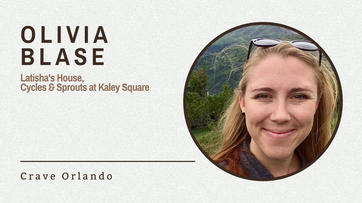 CraveFLA's tweet photo. #CraveFLA Orlando Leader Spotlight: Olivia Blase of @LatishasHouseFL and @cyclesandsprout at @KaleySquare

Meet Olivia here: https://t.co/WkXNRp5Ly5

#SpirituallyCurious #Leadership #Philanthropy #Entrepreneurship #Orlando #OrlandoFL #ThisIsOrlando https://t.co/k7Vq8JiEha