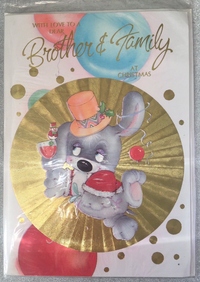 WatsonsVintage's tweet photo. Excited to share this item from my #etsy shop: RARE Vintage/Retro Circa 1980s Cute and Kitsch 'Brother &amp; Family' Christmas Card - Cute Dog Design -A Card To Keep - Scrapbooking https://t.co/RgEnvg2reD #Only1Left #Retro #Vintage #Brother&amp;FamilyChristmasCard #CuteDogDesign #Etsy https://t.co/dV3GcC8dMr