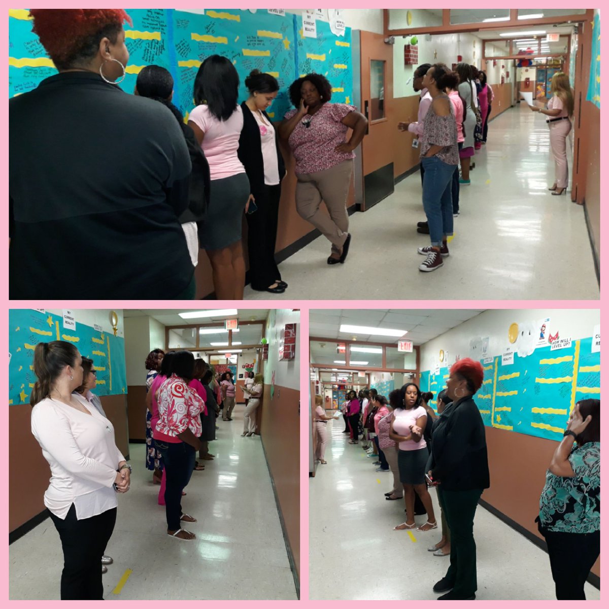 teachmeveras's tweet photo. Can you walk the walk? Math Coaches taking the "Privilege Walk" when asked about data routines. #DASCollaboratory #StrengthInNumbers @David_K_Moore @TracieAbner @MiamiSup @MiamiCAO https://t.co/6Qou8vfRJJ