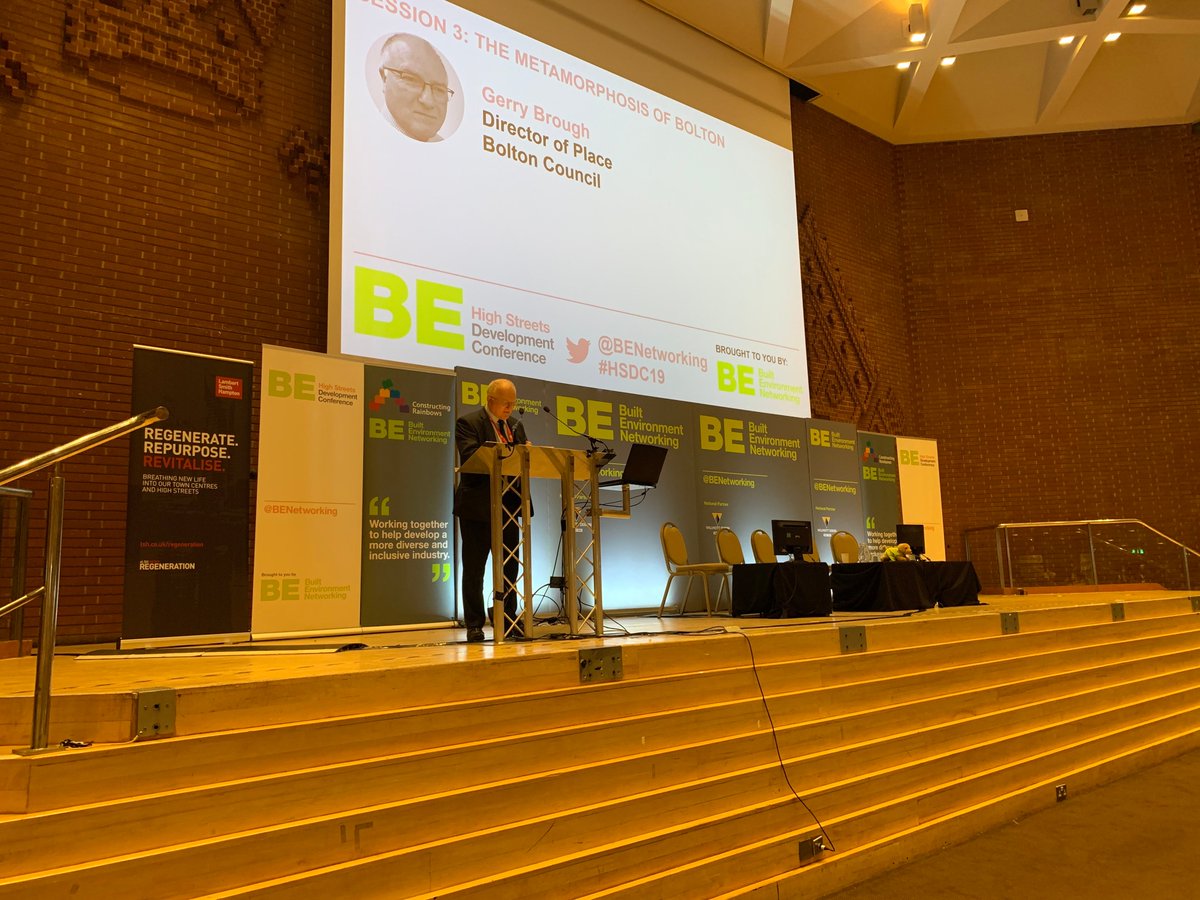 InvestInBolton's tweet photo. Great to be part of #HSDC19 @BENetworking and showcasing our great partnership work in our session ‘The Metamorphosis of Bolton’ featuring
@Boltoncouncil @placefirstltd @muse_Devs
and Midia Group and chaired by Blathnaid Duffy of @LSHtweets https://t.co/fipoLI1WUR