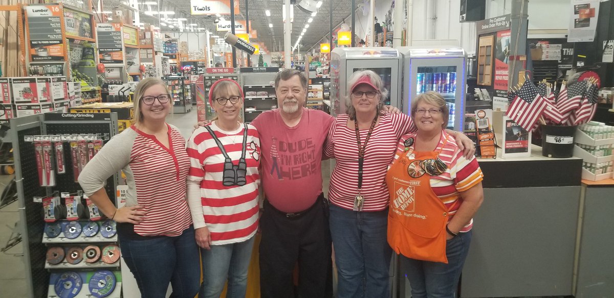 tierrariddleHD's tweet photo. Let the hunt begin! Homer is dressed as Waldo in 12 areas of the store! How many clues can you decode to find him? #WheresWaldo #WheresHomer #MWspiritweekD239 #store2026 @BPlantenberg @Heather38228391 @Greenfield_HD @JennywoodHD https://t.co/p72PKhPWee