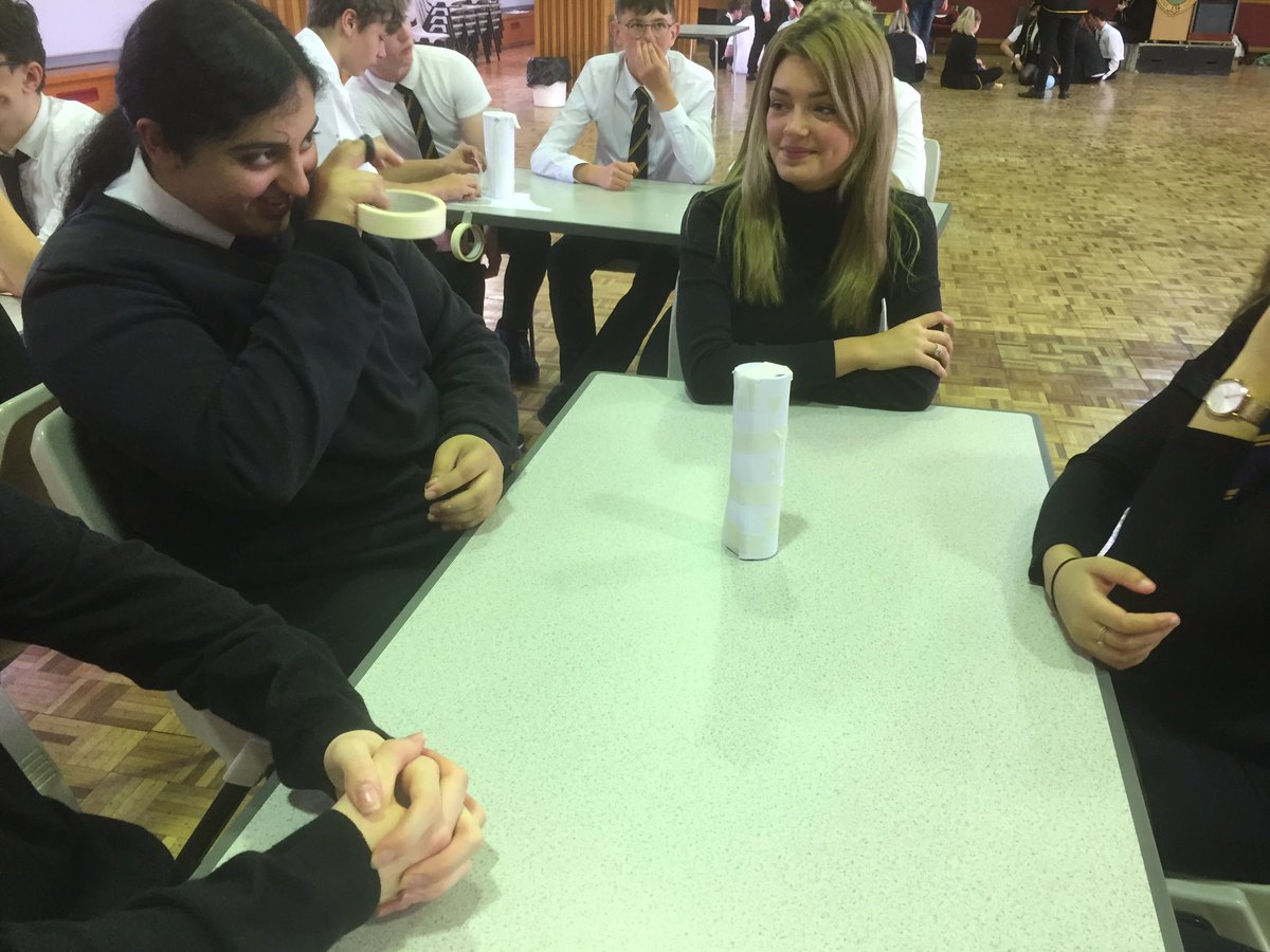 KHSScience's tweet photo. Delighted to welcome back our friends from @fifecollege for our senior “Speedy STEAM” event this afternoon! #legendsofSTEAM #pals https://t.co/hoBhlkmw7g