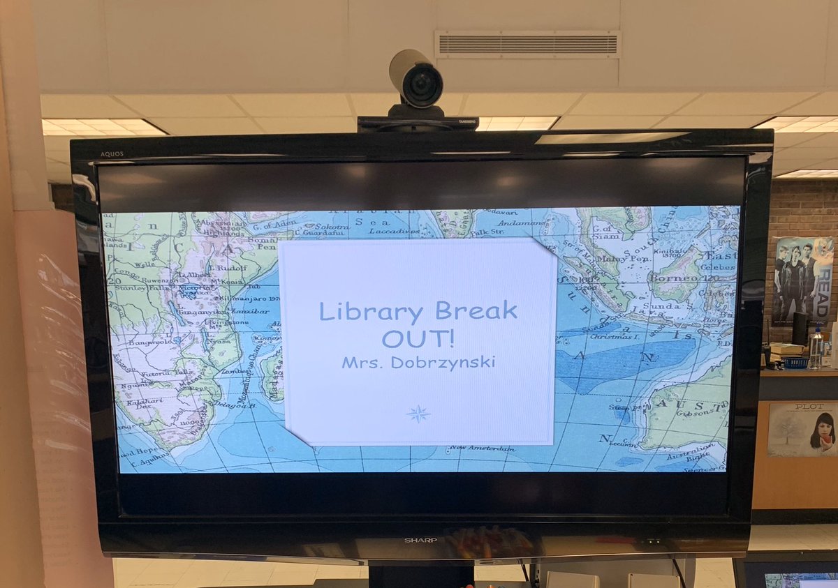 SMSLibraryMed's tweet photo. Congratulations to a 6th grader for being the first student to complete The Library Breakout Escape Room today! Fun challenges @SMSLibraryMed #escaperoom #escapefrommrlemoncelloslibrary #WednesdayMotivation #digitalchallenge #ilovemylibrary https://t.co/PruGlCll4W