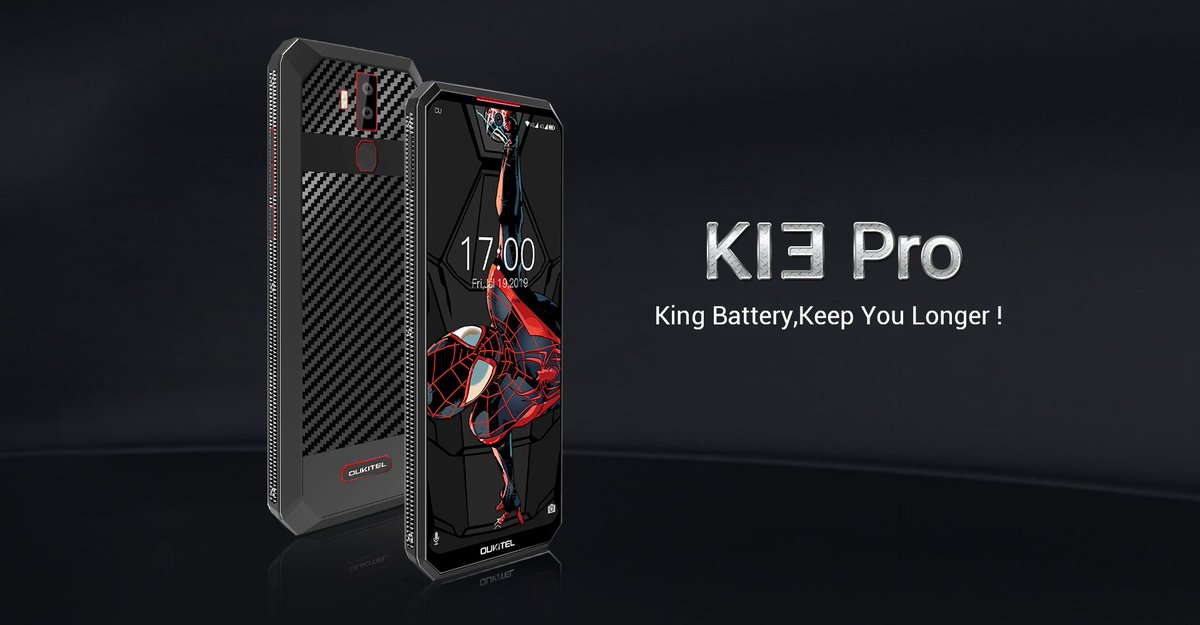 oukitelmobile's tweet photo. #OUKITEL #K13Pro launched 🎊🎊🎊
K13 Pro comes with a massive 11000mAh battery that keep you longer😍😍
-O-Notch Display
-Octa-Core CPU
-16MP+2MP Dual rear &amp; 8MP Front Camera
-4GB RAM+64GB ROM
What you think about this #PowerHouse? 
Check out more at https://t.co/oc1kOH4dyG https://t.co/FXUBrcbFs8