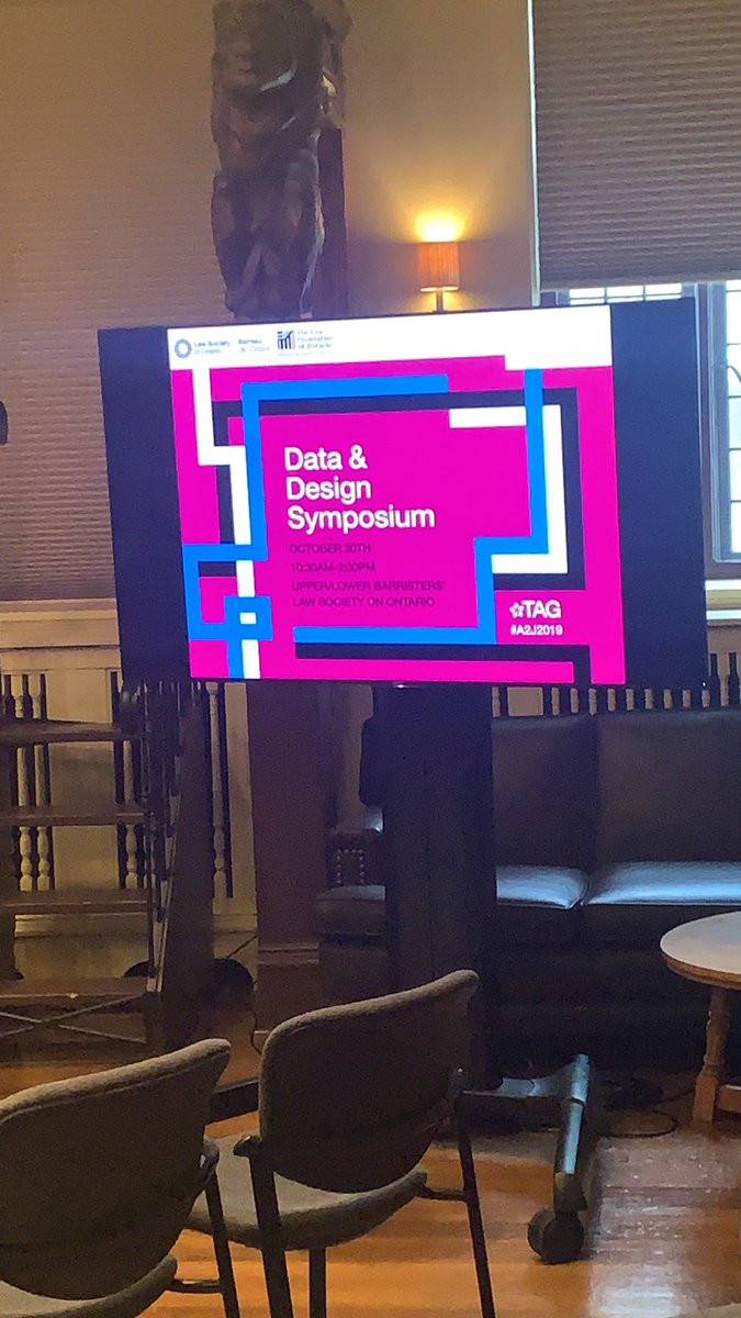 Helenism101's tweet image. Really excited for the @LawFoundationOn and @LawSocietyLSO #dataanddesign symposium! Here with one of our panelists Dr. Suzanne Stein @Suzzle on the role of legal technologies for #accesstojustice #A2J2019