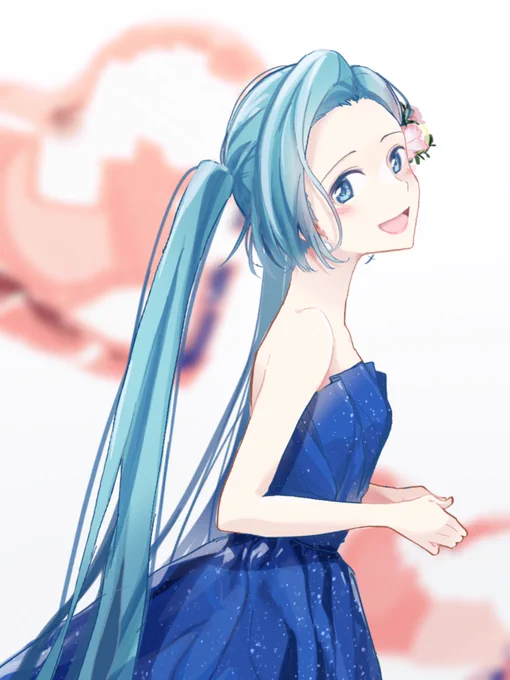 ブルードレスミクさん??⭐︎ 