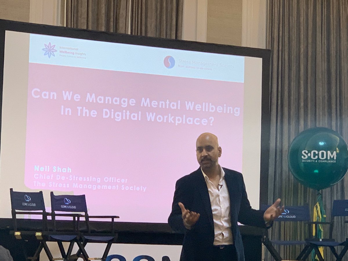 drjessicabarker's tweet photo. Really engaging & insightful presentation from @neilkarma “mental health is one of the biggest issues in the world and one of the biggest killers”. Great to see this important topic addressed at @coretocloud #SCOM2019 https://t.co/pVxS014aCt