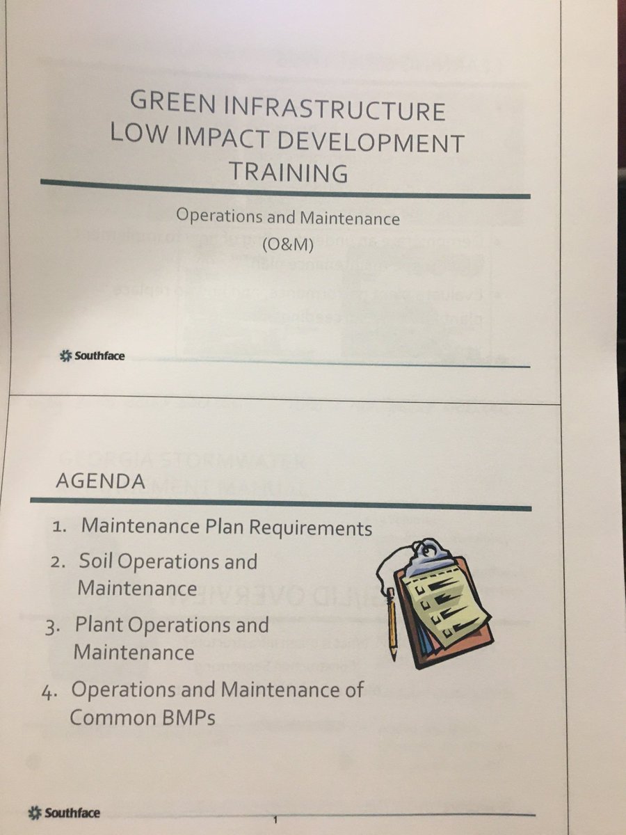 flintrvrkeeper's tweet photo. Great Green Infrastructure O&M training by @SouthfaceInst. If you want to positively impact you local watershed, use GI and marketing sure to maintain it. #southface https://t.co/PY4GjUHbpn