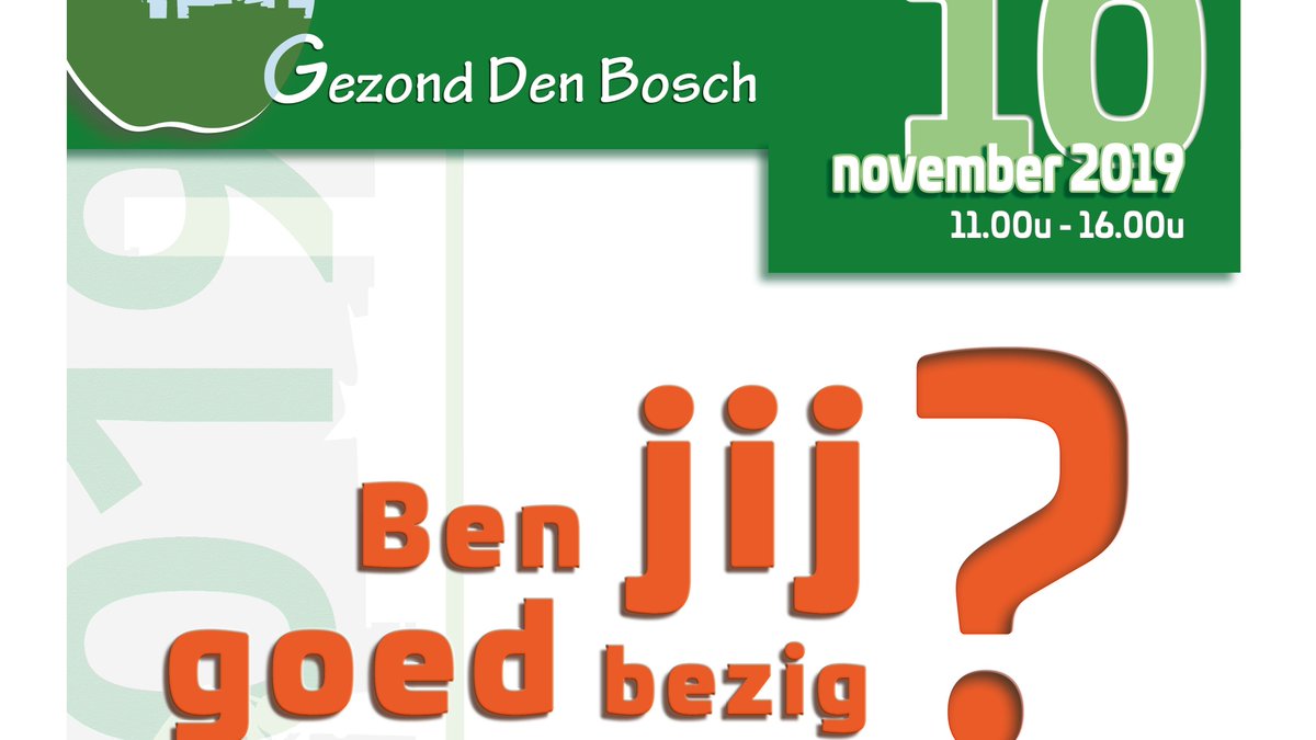 Veel meer beleving en een speciale escaperoom van de GGD. Dat zijn de nieuwe onderdelen van Gezond Den Bosch, dat zondag 10 november voor de vierde keer gehouden wordt dtvnieuws.nl/nieuws/artikel…