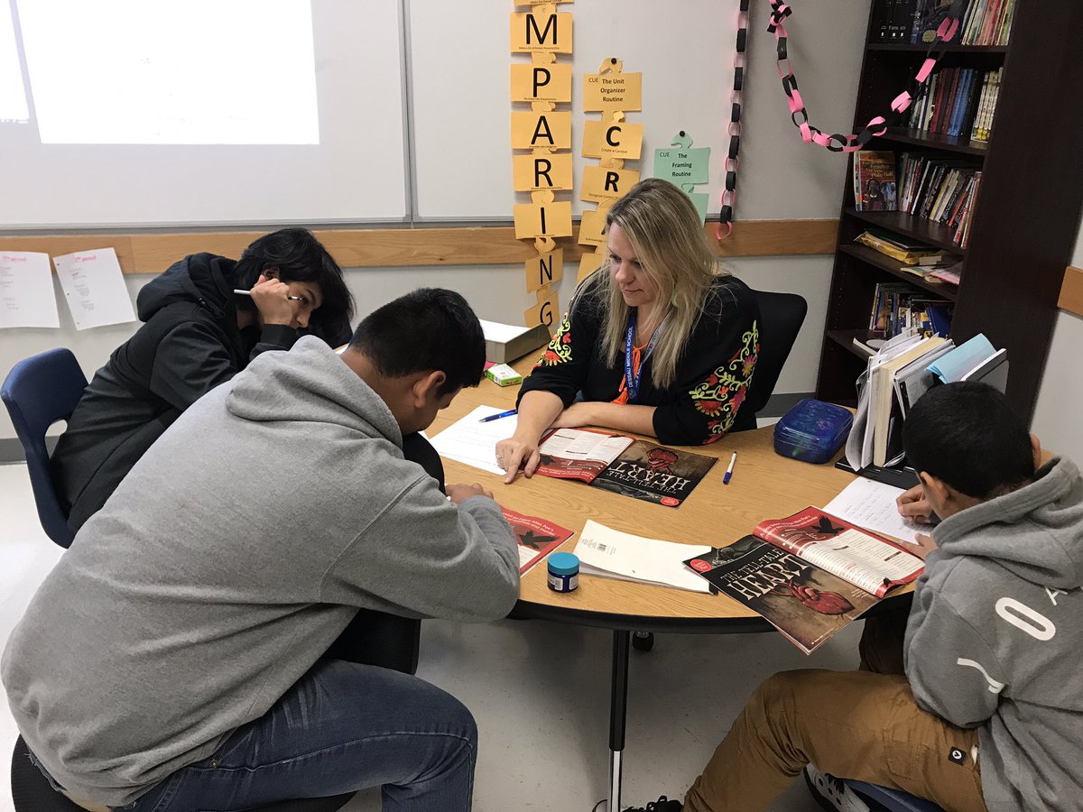 DawnAdanti's tweet photo. We started our #paraphrasingstrategy #learningzones this week! #studenttalk #collaboration #smallgroup #raiseuptexas #dessauproud #ELL https://t.co/x9WchDFoEG
