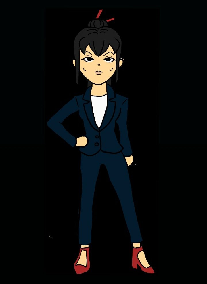 OverdoseGame_'s tweet photo. Aquí va el diseño de Kim Lip, la líder de la triada. Hemos querido proyectar la esencia de una alta ejecutiva pero sin el típico aspecto oriental y con algunos detalles que la identifican.
#PlanetaDebug #CiènciaUji  @PlanetaDebug @fdnc_es https://t.co/oInhn3iFeo