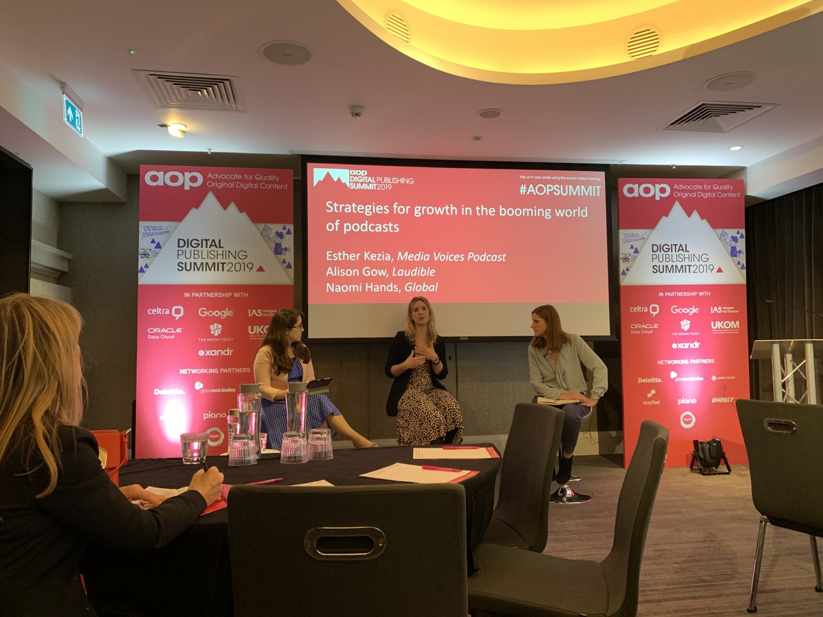 NewDigitalAge1's tweet photo. Excellent all female panel at #AOPSummit - @ASTait https://t.co/U7KSOaCY31